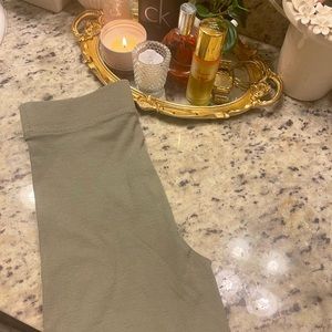 Talentless compression shorts.  Small.  Olive green.